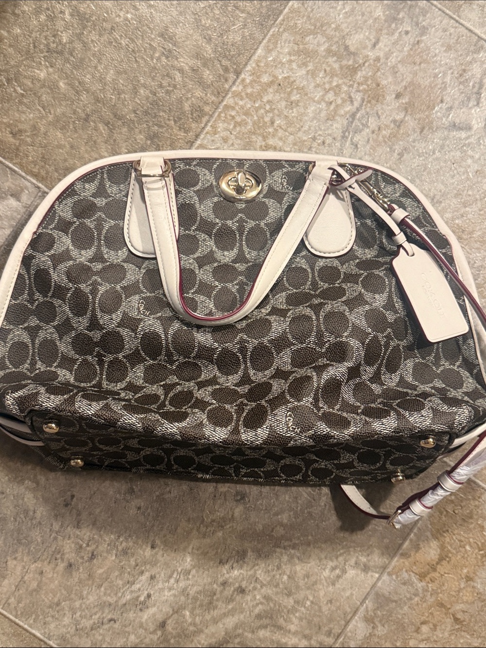Coach Prince Street Satchel in Signature Canvas